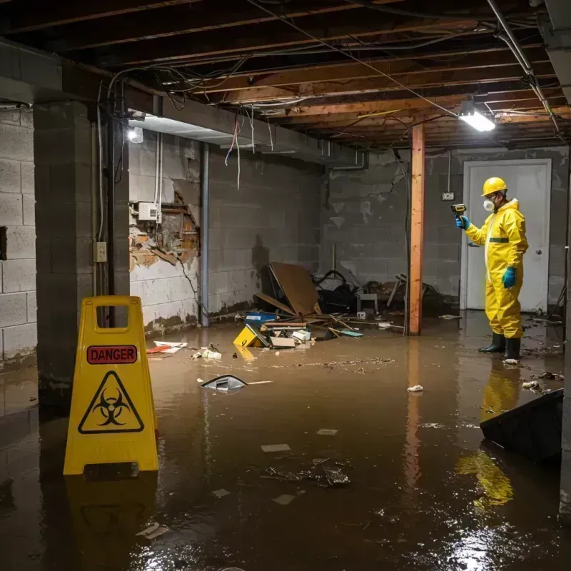 Flooded Basement Electrical Hazard in Roxborough Park, CO Property